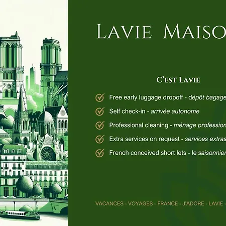 Apartmán Lavie Maison | Parisian Living, Eiffel Tower